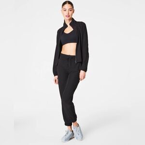 NWT SPANX On The Move Jogger Pants in Very Black UPF 50+ Size XL NEW